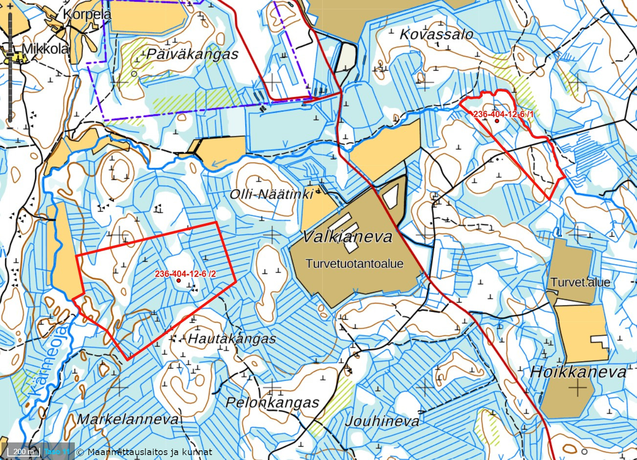 Halsua, Ketunleipä-metsätilan ilmakuva