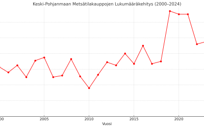 Metsätilakaupassa vakiintumista 2024