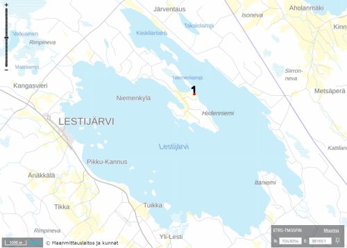Lähestymiskartta MML