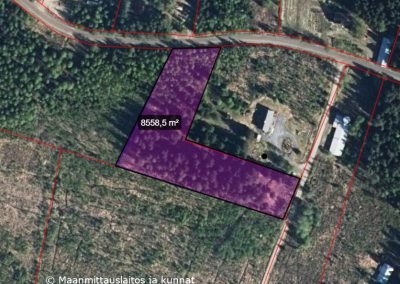 Kälviä metsämääräala 0,856 ha