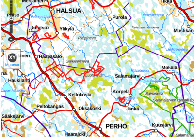 Perhon yhteismetsäosuus 138 kpl
