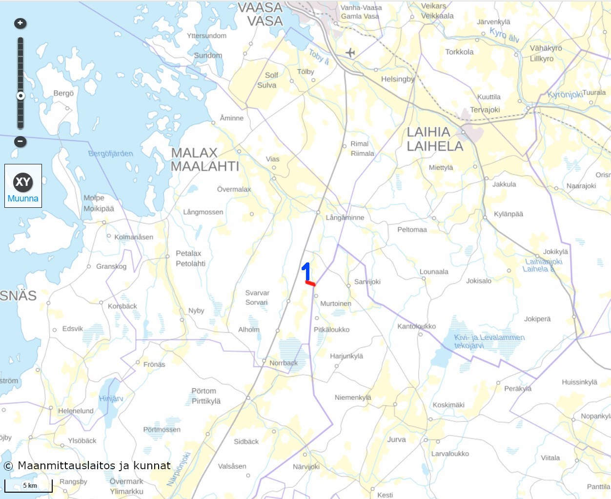lähestymiskartta mml lähestymiskartta mml
