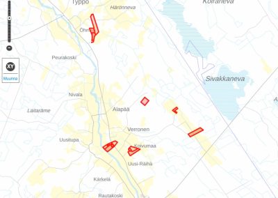 Kalajoki useita tiloja, yht. 25,8 ha
