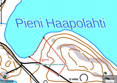 Käpylahti maastokartta