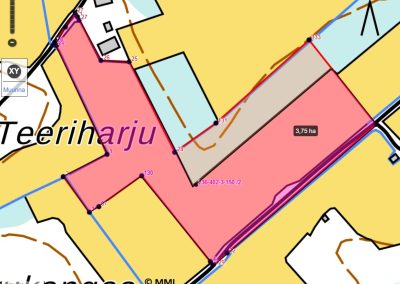 Kaustinen Köyhäjoki peltomääräala 3,75 ha