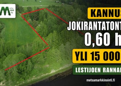 Kannus tontti Lestijoen rannalla | Riuttasentie 243B