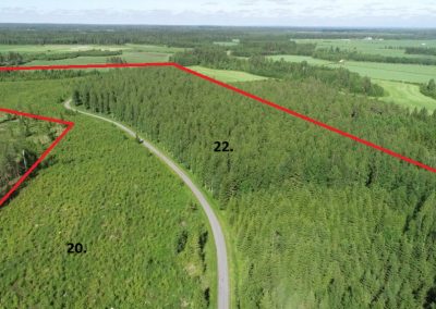 Reisjärvi  Puskaperäntie metsämääräala 12,8 ha