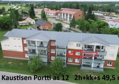 Kaustinen, kaksio Pappilantie 2
