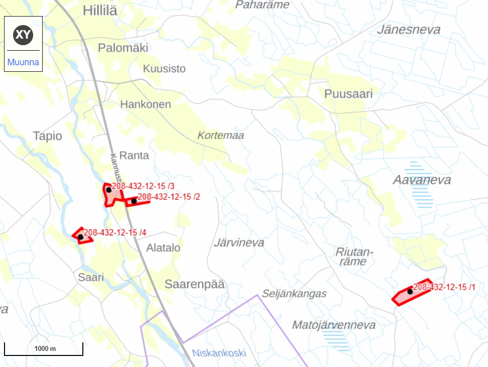 Koivuranta Kalajoen Hillilässä