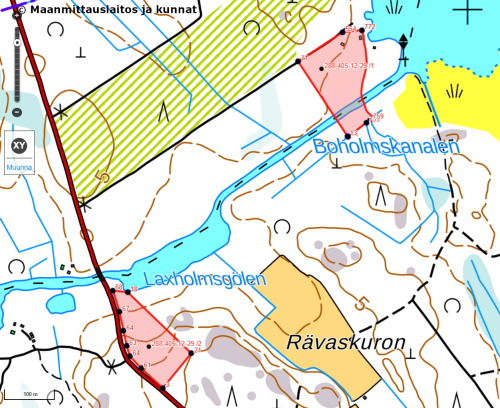maastokartta boholmin metsätila