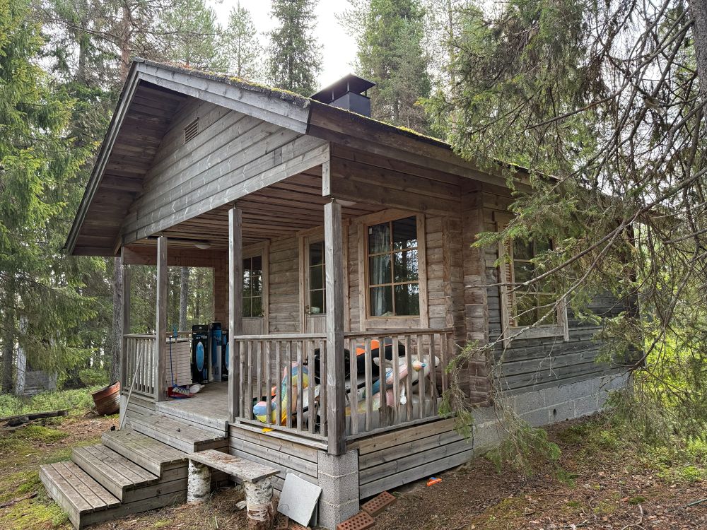 Omarantainen saunatupa Kuntijärvellä, Kuusamo | 60 000 €